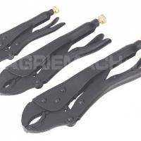 Locking Pliers Set 3pc Rust Resistant 