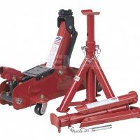 Trolley Jack 2tonne Short Chassis & Axle Stands 