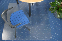 Chair Mat PVC Rectangular for Carpets: 120 x 150cm