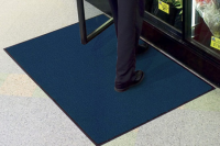 Tri Grip Standard Mat Flat Back for Hard Floors: 89 x 149cm Midnight Blue