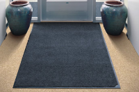 Tri Grip Heavy Duty Mat Gripper Back for Carpets: 60 x 85cm Blue Steel