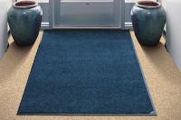 Tri Grip Heavy Duty Mat Gripper Back for Carpets: 115 x 300cm Blue