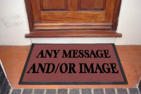 Any Message / Image Mats 60 x 85cm Brick Red