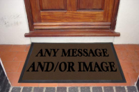 Any Message / Image Mats 60 x 85cm Dark Brown