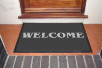 Welcome Mat: 60 x 85cm Charcoal