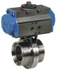 Actuated RJT butterfly valves