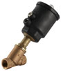 M and M  Bronze angle seat valves.