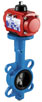 Electrically operated butterfly valve.