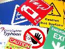 Health and Safety Signs Engraving
