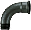 Malleable iron pipe fittings.