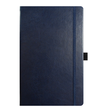 Dark Blue Sherwood notebook with ivory pages