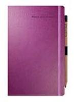 Purple Diary Ivory Pages