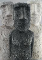 Small Tongariki Easter Island Head - Black 