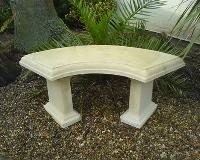 Country Stone Garden Bench 