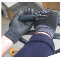 Black On Black PU Coating Gloves