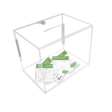 ?Collection Box Acrylic High Capacity