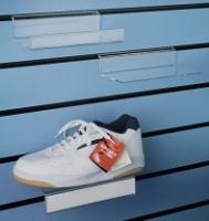 Slatwall shoe shelf 