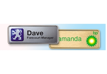 Silver Personalised Executive Badge