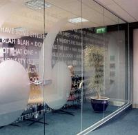 Acid Etched Glass Installations  