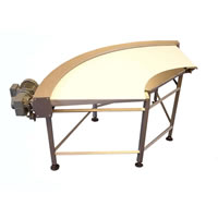 Curved Conveyor Belt Bends  