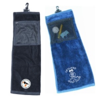 Durham Double Fold Golf Towel with Pocket