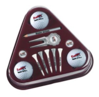 Golf Ball Gift Set Triangle Box