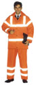 High Visibility Orange Traffic Jacket