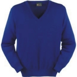 Wool-Acrylic V Neck Sweater