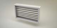 NVS Aluminium Upstand Louvre