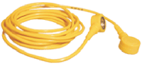ESD Anti Static Cord stud to stud 2m straight, yellow