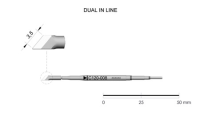 C120-008 Dual in line IC tip 3.5mm (each left-hand)