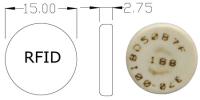 Crosby High Frequency 13.56MHz Synthetic Button Beige 221.115.423 