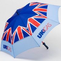 PROBRELLA FIBRE GLASS VENTED GOLF UMBRELLA.