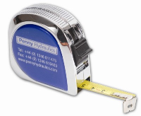 SILVER CHROME TAPE MEASURE