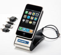 MOBILE PHONE CHARGER & CARD READER in Black