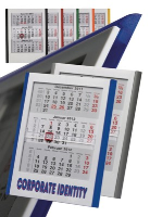 SMART 2 YEAR FRAMED NUMERIC EASEL STYLE DESK CALENDAR.