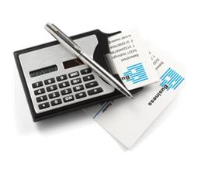 BUSINESS CARD HOLDER AND CALCULATOR