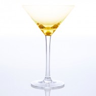 Ava Martini Amber Glassware