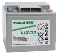 Exide GNB Marathon L12V32 - 12V 33Ah VRLA Battery 