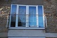 Balcony Toughened Safety Glass Balustrade In Eastbourne