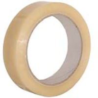 CLEAR VINYL TAPE 25mm x 66m x 35micron CARTON 72 Rolls