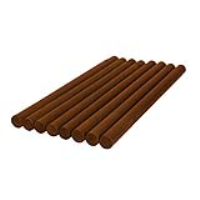 BROWN GLUE STICKS 12mm x 200mm x 8 sticks