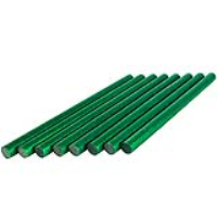 GLITTER GREEN GLUE STICKS 12mm x 200mm x 8 sticks