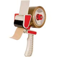 PISTOL GRIP DISPENSER WITH REMOVABLE BLADE PROTECTOR for 50mm tape
