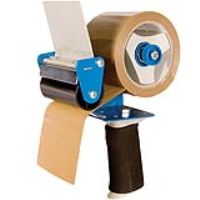 PISTOL GRIP DISPENSER WITH REMOVABLE BLADE PROTECTOR for 75mm tape