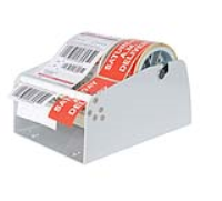 LABEL DISPENSER BENCH/WALL MOUNTED 25mm to 76mm core 160mm working width with 4 cores