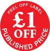 £ Off Published Price Labels