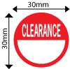 Clearance Slogan Labels