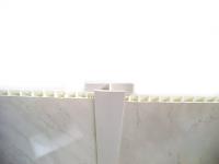 White H Trim for PVC Panels