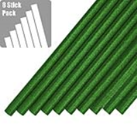 TECBOND 232-12-200 12mm x 200mm Glitter Green Glue Sticks 8 Stick Pack